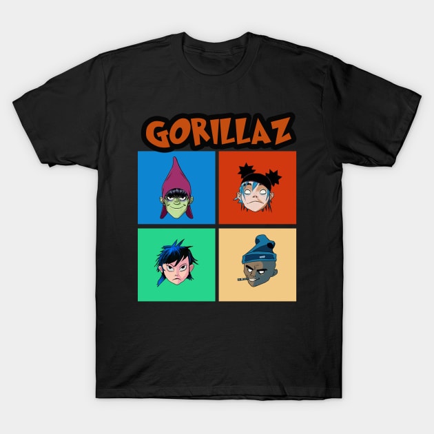 gorillaz T-Shirt by hanina